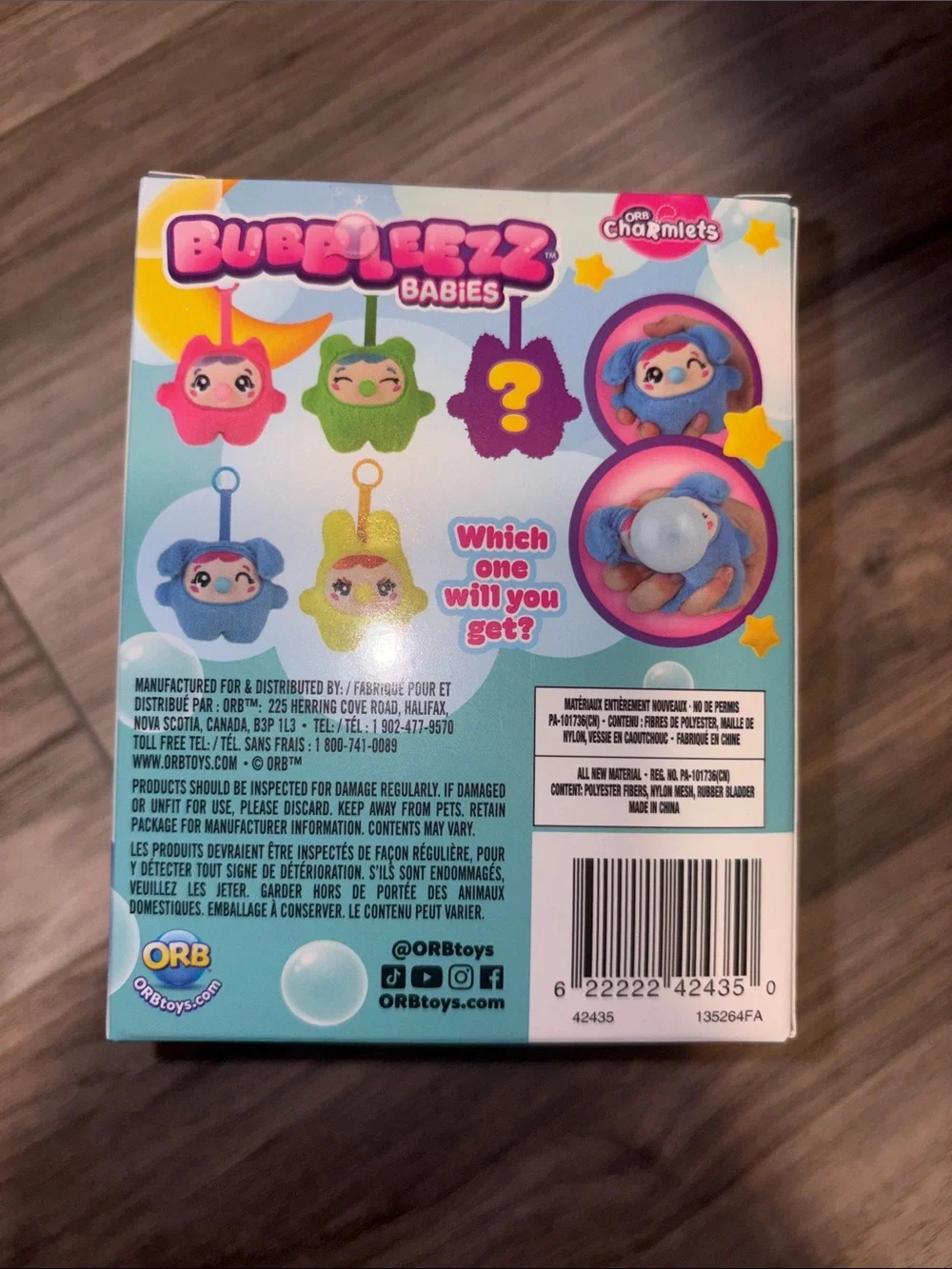 🍼 VIRAL ORB Bubbleezz Babies Mystery Blind Box Squishy Charm NIB 🫧